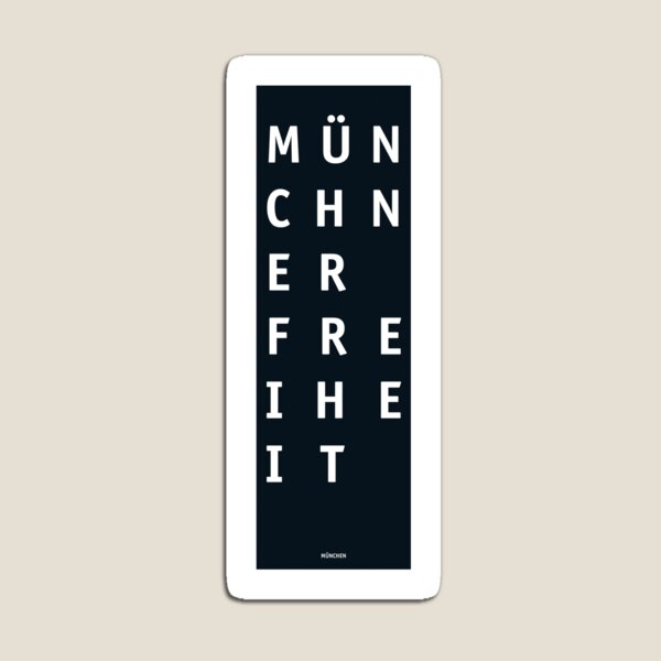 Aperçu de l'œuvre Münchner Freiheit - MÜNCHEN créée et vendue par Hell-Prints.