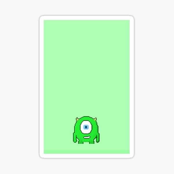 Mike Wazowski Sticker For Sale By Cameronmdesign Redbubble