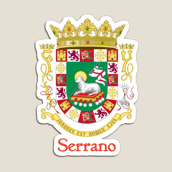 Item preview, Serrano Shield of Puerto Rico designed and sold by carpediem6655.