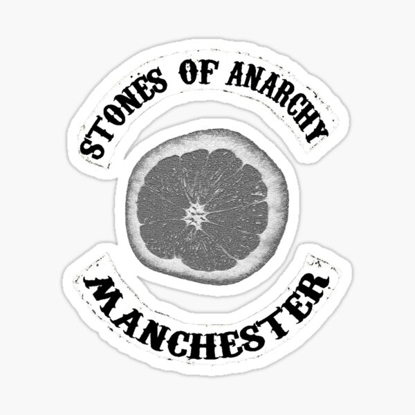 Stones Of Anarchy Manchester (Sons of Anarchy inspired) Sticker