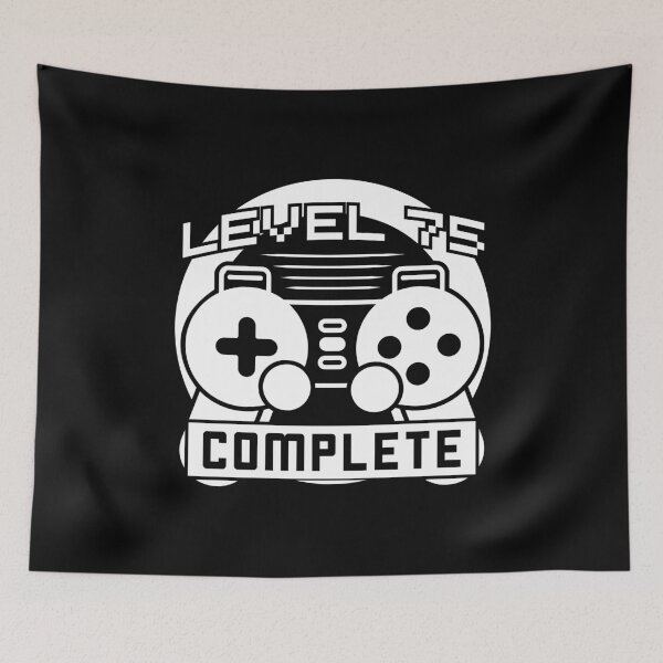 Item preview, Gaming Birthday Gift for Grandpa Level 75 complete !! designed and sold by Nessshirts.