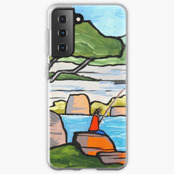 Fishing at Shelly Beach Samsung Galaxy Soft Case