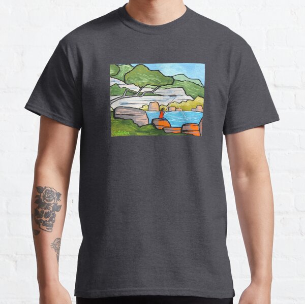 Fishing at Shelly Beach Classic T-Shirt