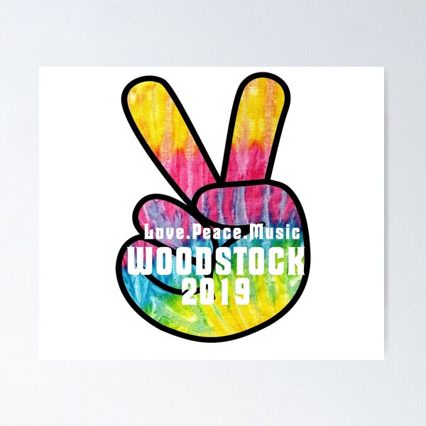 Item preview, Most Anticipated Event of the Year - Woodstock 50 years 1969-2019 - Piece sign, Pride,Rainbow designed and sold by PincGeneral.