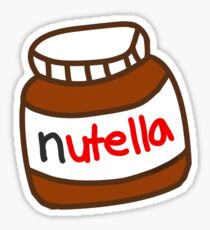 Niedliches Tumblr Nutellamuster Sticker