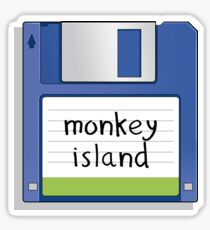 Monkey Island Retro MS-DOS/Commodore Amiga games Sticker