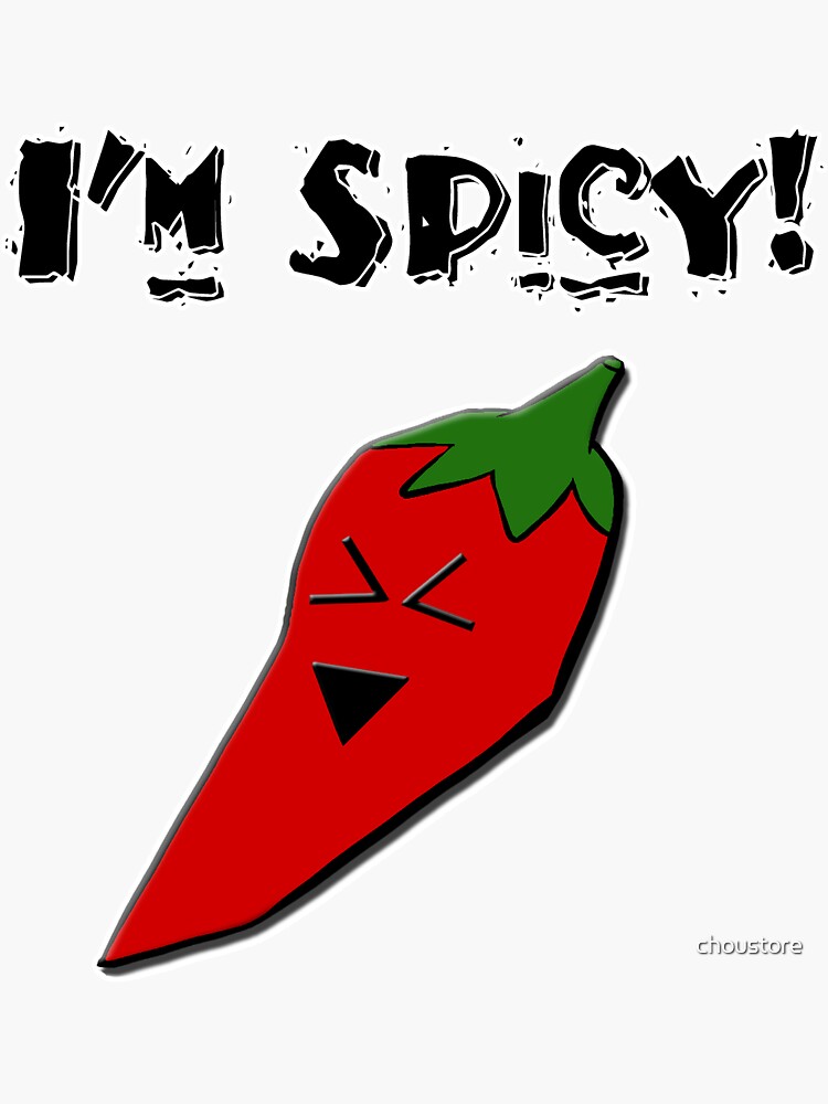 Thumbnail 3 of 3, Sticker, i'm spicy designed and sold by choustore.