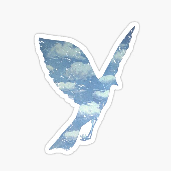Oiseau surréaliste Sticker