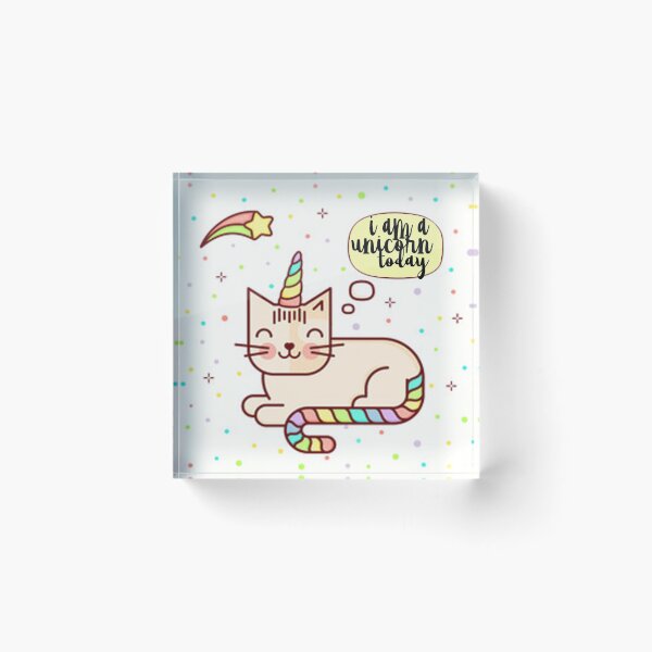 Item preview, Kitty is a Unicorn Today designed and sold by SerpentSkyArts.