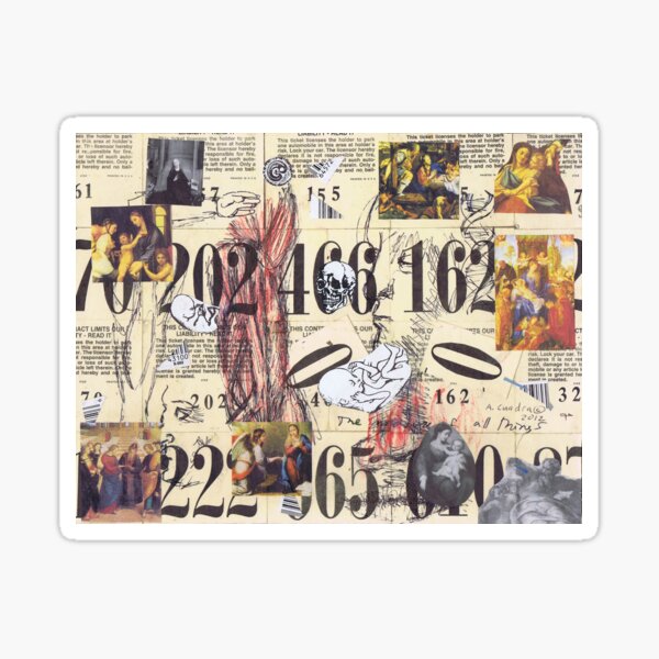 Item preview, Annunciation (Collage) designed and sold by Alejandro Cuadra.