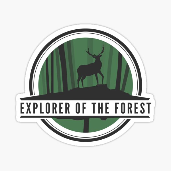 Explorer of the Forest Sticker