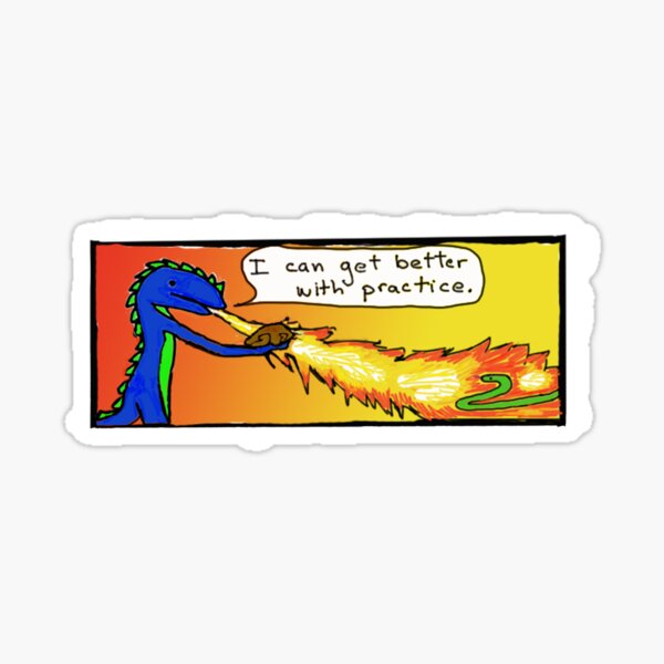 I Can Get Better with Practice Sticker