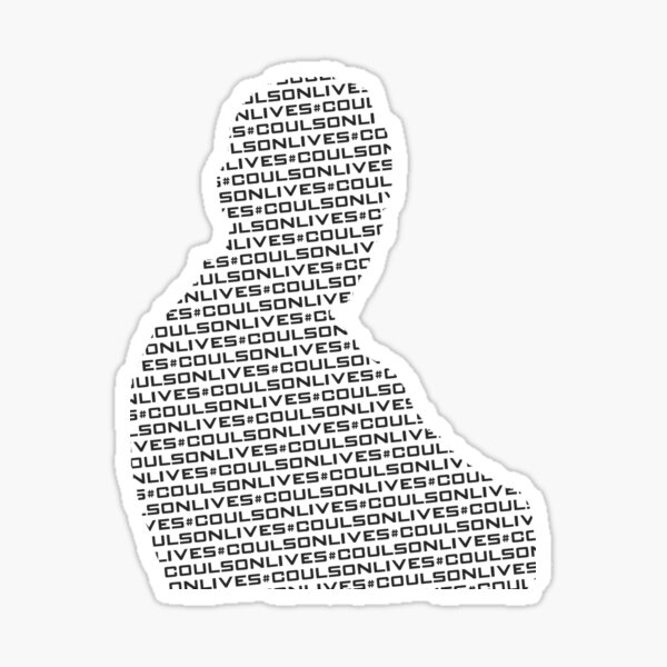 #CoulsonLives - Dark on Light Sticker