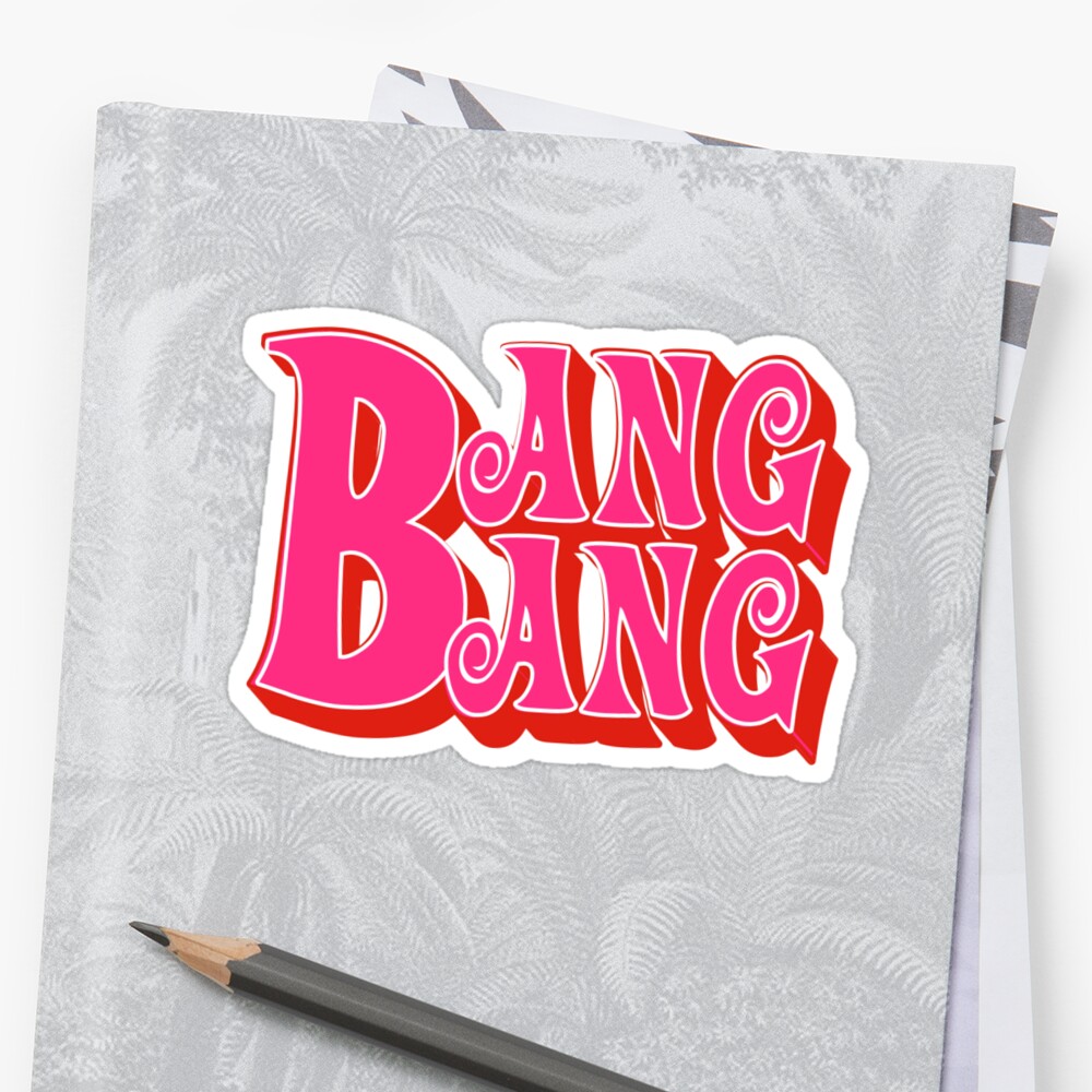 "Bang Bang" Sticker By Ernieandbert | Redbubble