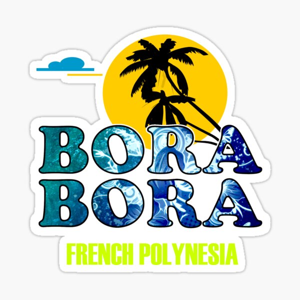 Bora Bora Beach Sticker