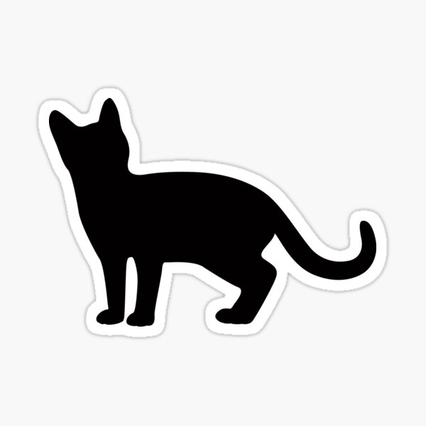 Black Cat Silhouette Halloween Variety Package 15 Vinyl Cat Stickers & 2  Mice – A Higher Class, Co.