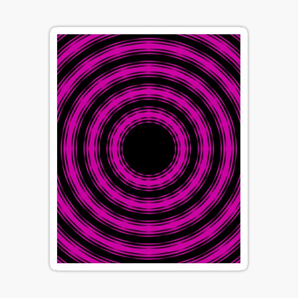 In Circles (Pink Version) Sticker