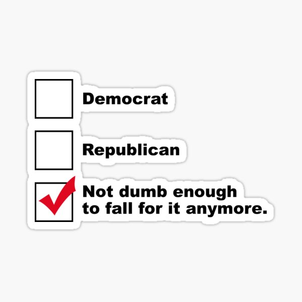 Item preview, Political Checklist designed and sold by EsotericExposal.