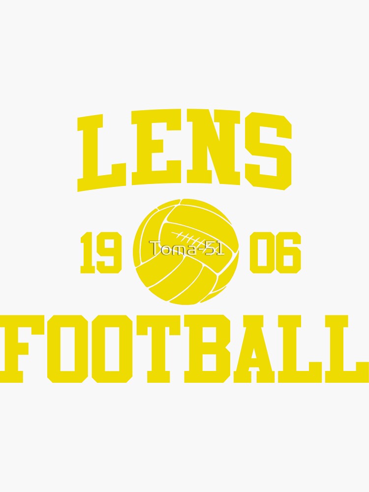 Autocollant RC Lens - Sticker Football - Club Français - Multicolore
