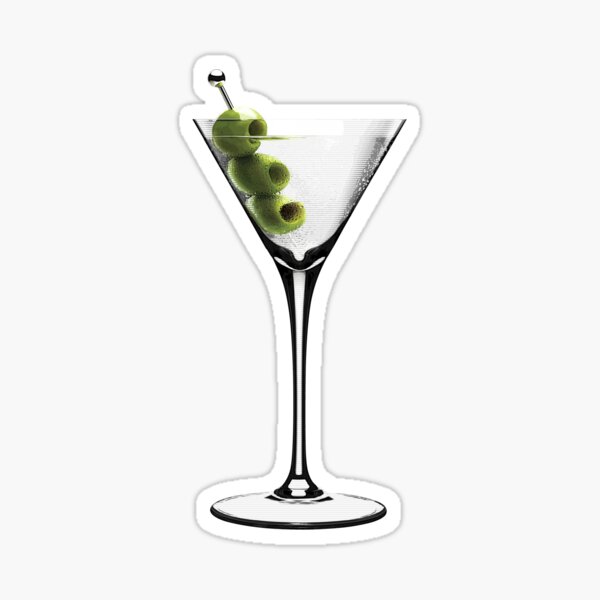 Martini Stickers Redbubble
