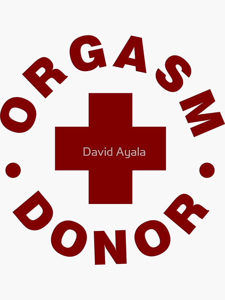 Orgasm Donor Sticker