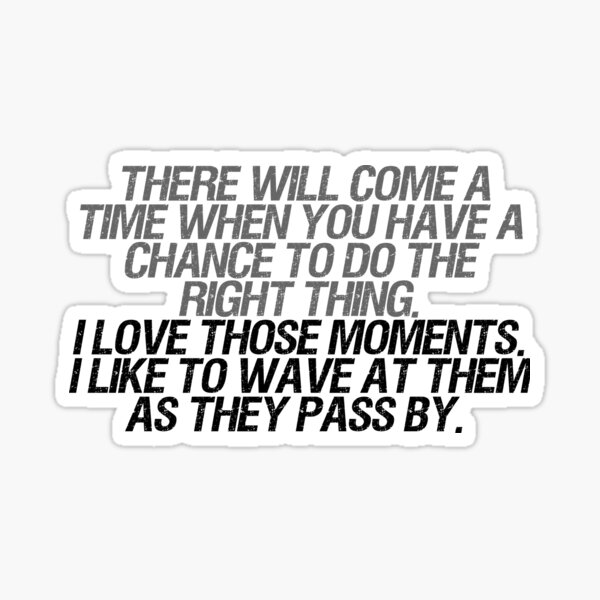 I like to wave at them as they pass by Sticker