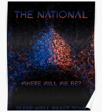Das nationale Schlafbrunnen-Tier Poster
