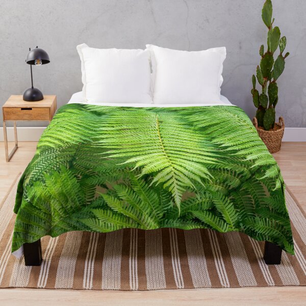 Item preview, Lacy Green Plumes - Verdant Biophilic Fern Pattern designed and sold by Georgia Mizuleva.