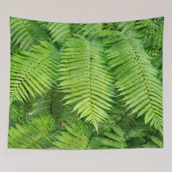 Item preview, Lacy Green Plumes - Verdant Biophilic Fern Pattern designed and sold by Georgia Mizuleva.