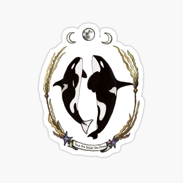 Item preview, Save the Salish Sea Orcas designed and sold by Nautilus Design Co.