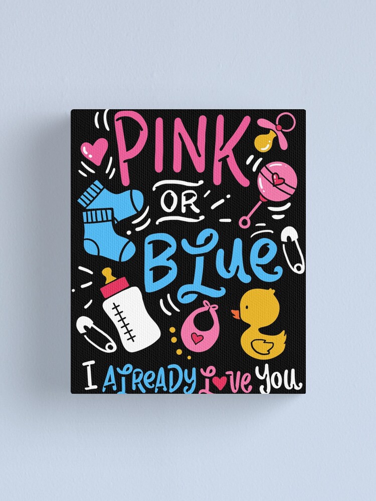 "Gender Reveal" Canvas Print for Sale by 4tomic Redbubble