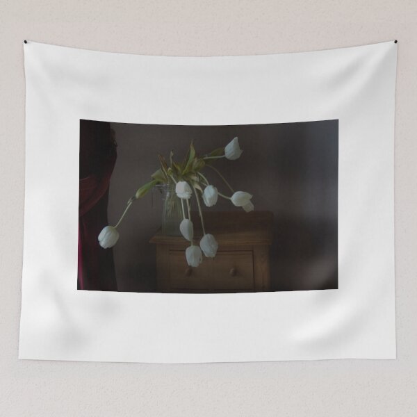 Item preview, WHITE TULIPS ON CHEST 0F DRAWERS  designed and sold by scarletjames.