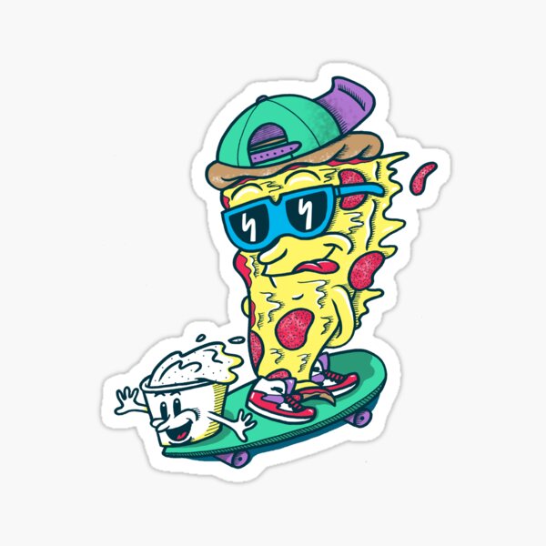 Pizza and Ranch Sticker