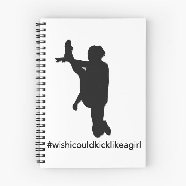 Item preview, #wishicouldkicklikeagirl designed and sold by A.J Originals.