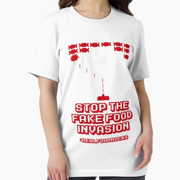 Stop The Fake Food Invasion Essential T-Shirt