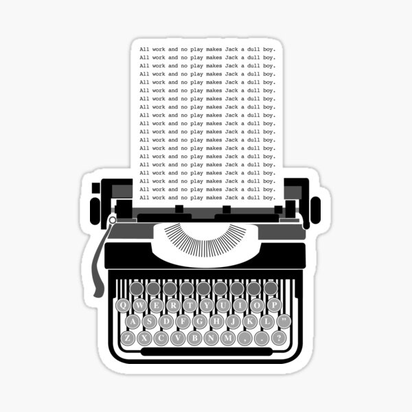 The Shining Minimalist Print Sticker