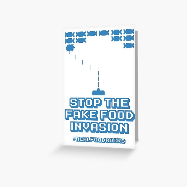 Item preview, Stop The Fake Food Invasion designed and sold by Public Health Collaboration.