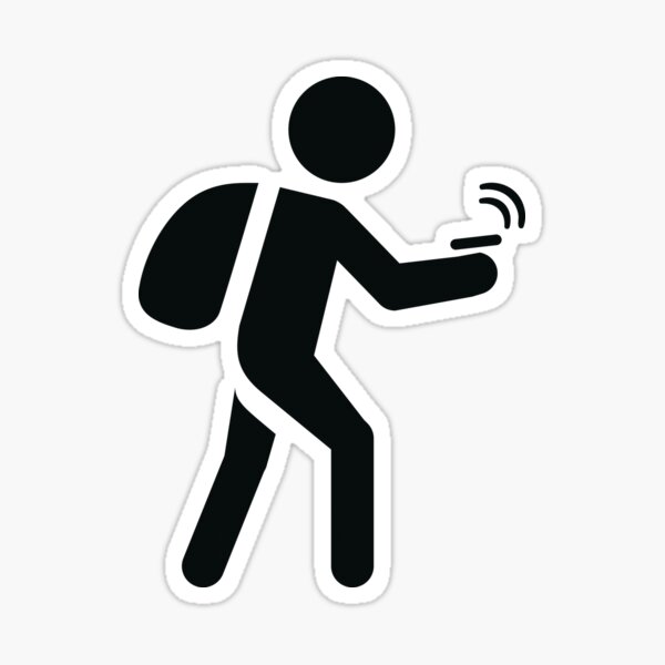 Walking Icon - Walking - Sticker