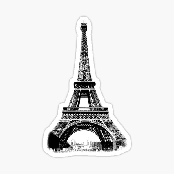 Item preview, Eiffel Tower Digital Engraving designed and sold by Digital Eclectica.