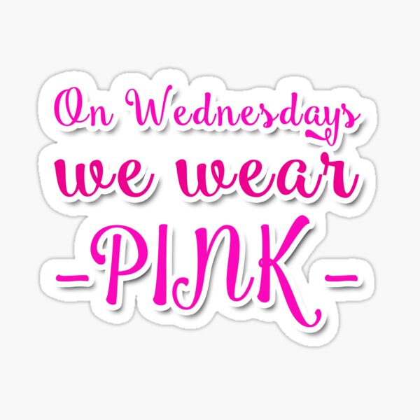 Mean Girls Tumbler on Wednesday We Wear Pink Pink Tumbler You Go Glen Coco  