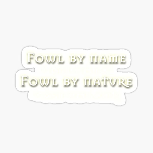 Item preview, Fowl by name designed and sold by van-helsa124.