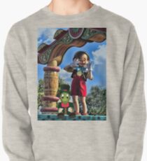 Sudadera cerrada PINOCCHIO AND JIMMY CRICKET (VERSION THREE)(A FAVORITE MEMORY OF MINE) PICTURES-CARDS-PILLOWS-TOTE BAGS-ECT..