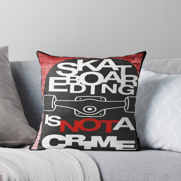 Item preview, Skateboarding is Not a Crime designed and sold by SerpentSkyArts.
