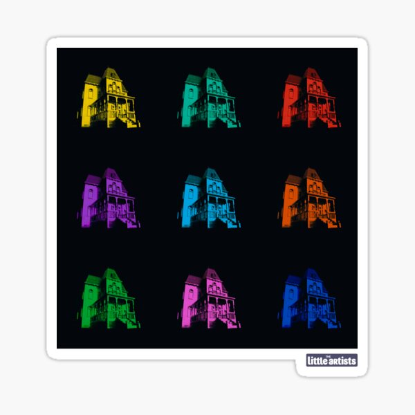 Psycho House - 9 colours Sticker