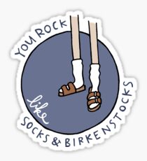 Socks & Birkenstocks Sticker