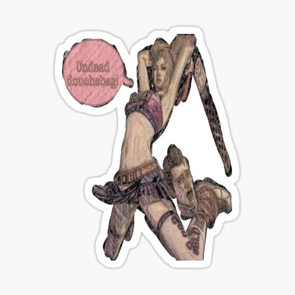 Three Ratels B298 Funny Anime Game Lollipop Chainsaw Juliet For Car  Stickers Removeable Sexy Decals Vinyl Material Decor