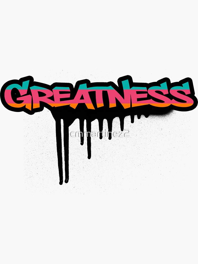 "GRAFFITI " Sticker for Sale by cmmartinez2 Redbubble