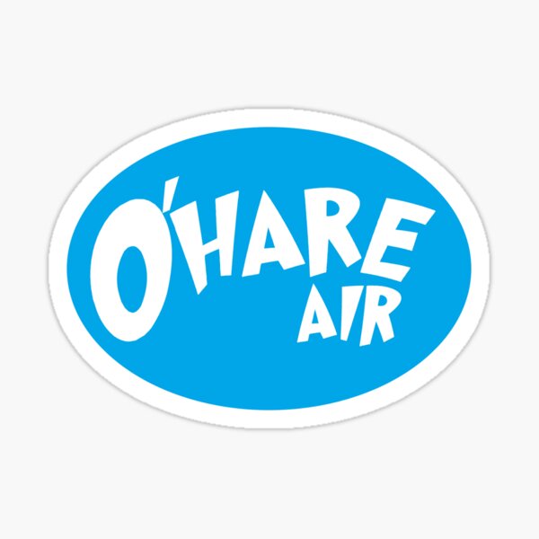 O'Hare Air Sticker