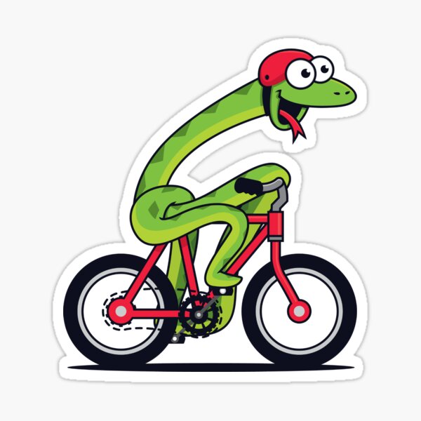 Snake Bike Sticker