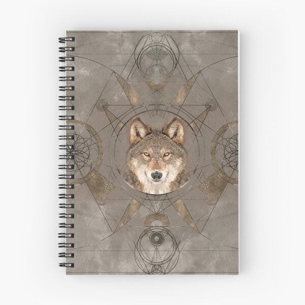 Item preview, Wolf Sacred Geometry Digital Art designed and sold by Nartissima.